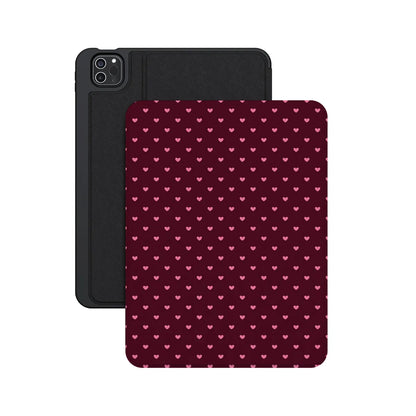 Heart Noir | Tiny Hearts iPad Case