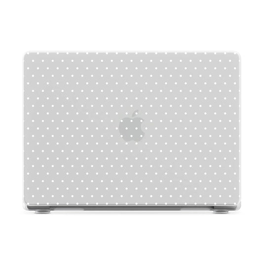On the Dot | White Polka Dot Laptop Shell - 16" MacBook Pro
