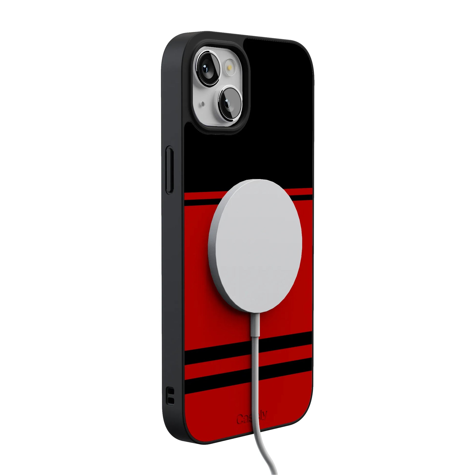 Storm Warning | Black & Red Stripes Case
