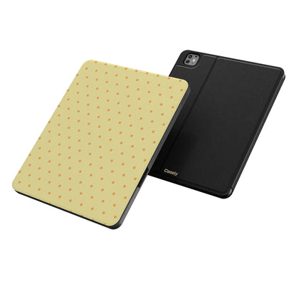 On the Dot | Yellow Polka Dot iPad Case