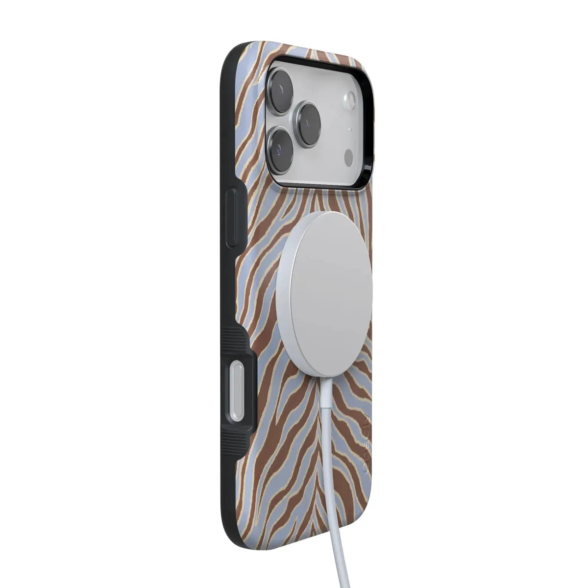Untamed | Brown & Blue Zebra Case