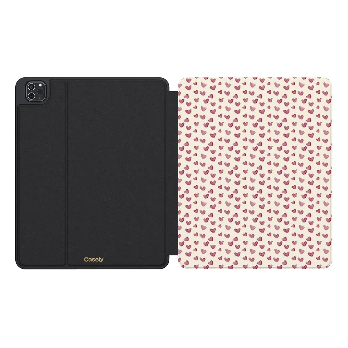 Lovebug | Mauve Hearts iPad Case