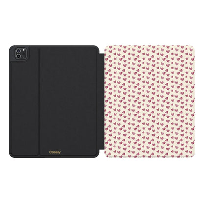 Lovebug | Mauve Hearts iPad Case