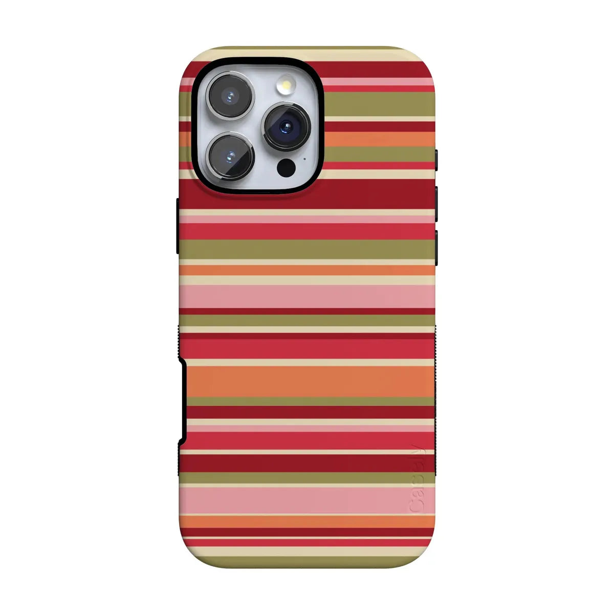 Citrus Stripes | Poolside Print Case - iPhone 16 Pro