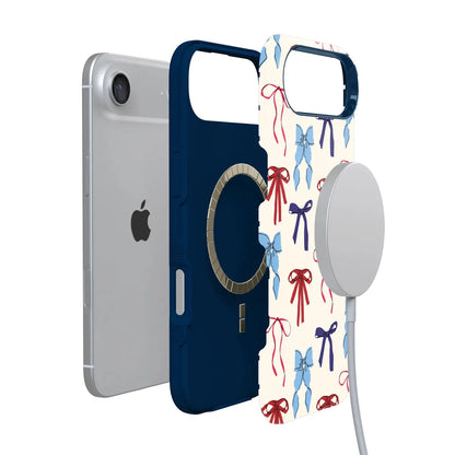American Girlie | Red White & Blue Bows Case