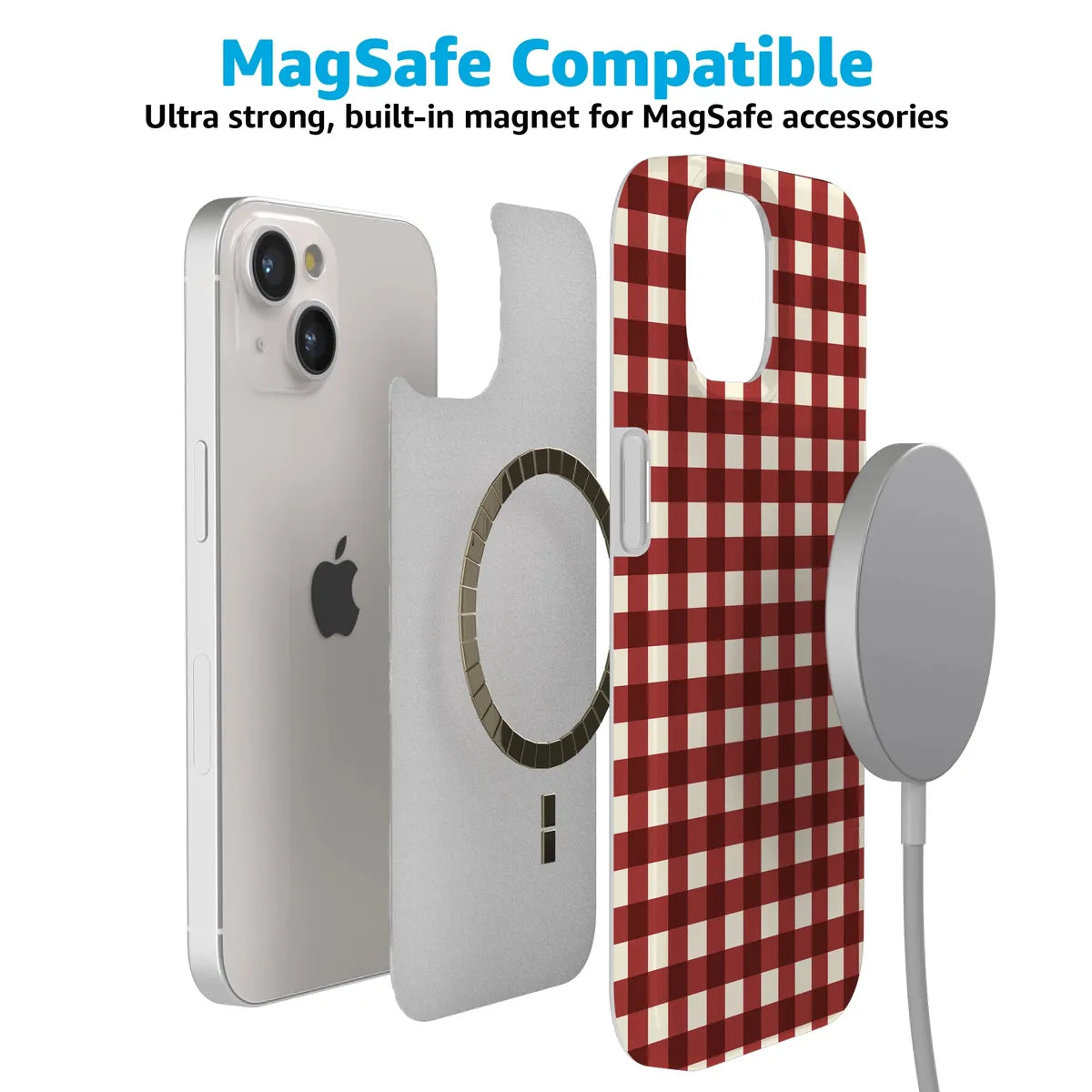 Checked Twice | Red Plaid Case