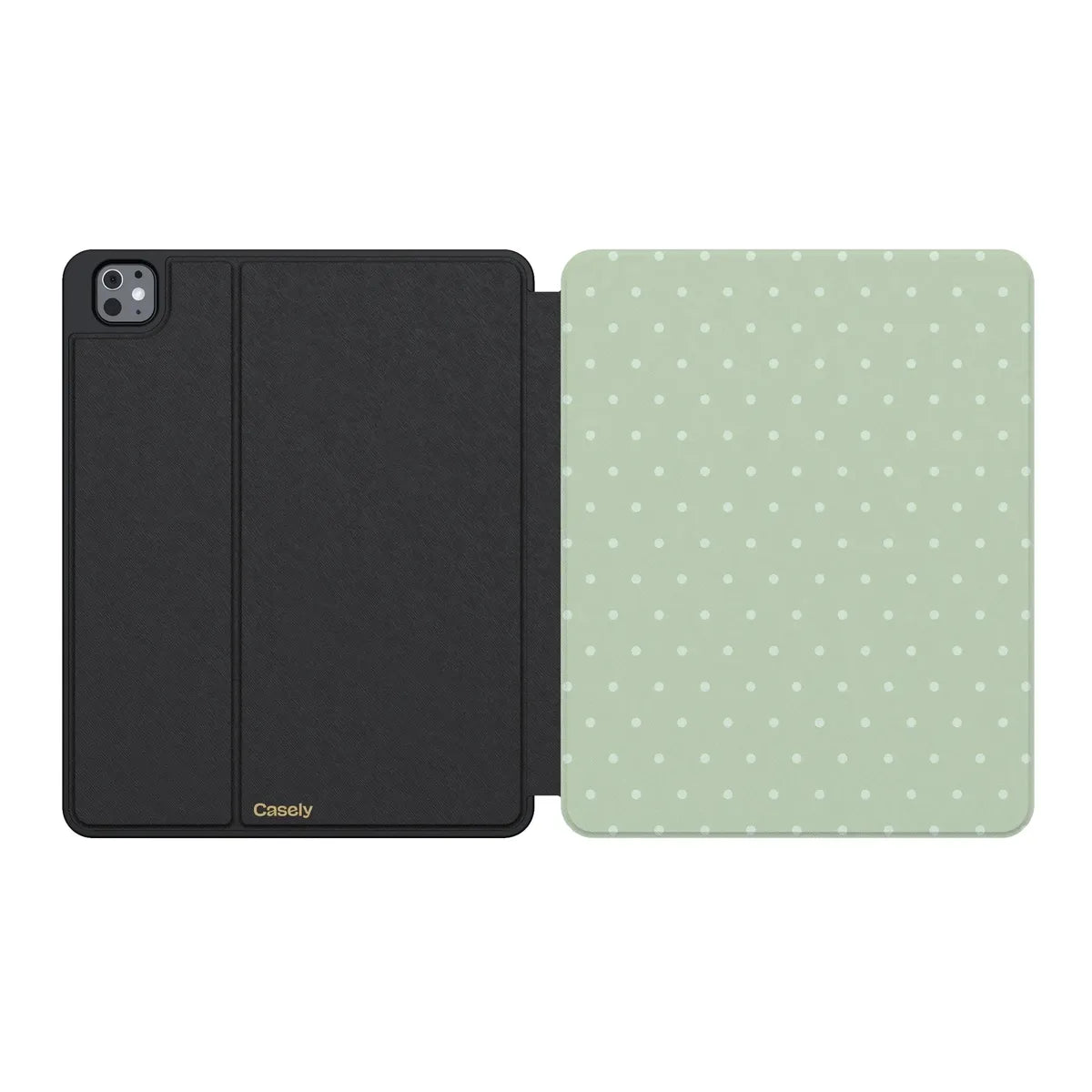 On the Dot | Green Polka Dot iPad Case