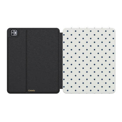 Tiny Stars | Blue & White iPad Case