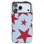 Stars Align | Blue & Red Stars Case - iPhone 17 Pro