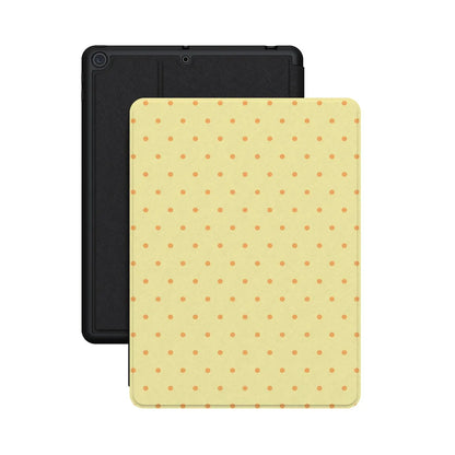 On the Dot | Yellow Polka Dot iPad Case