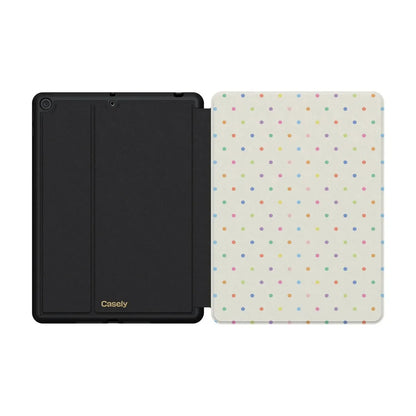 On the Dot | Rainbow Polka Dot iPad Case