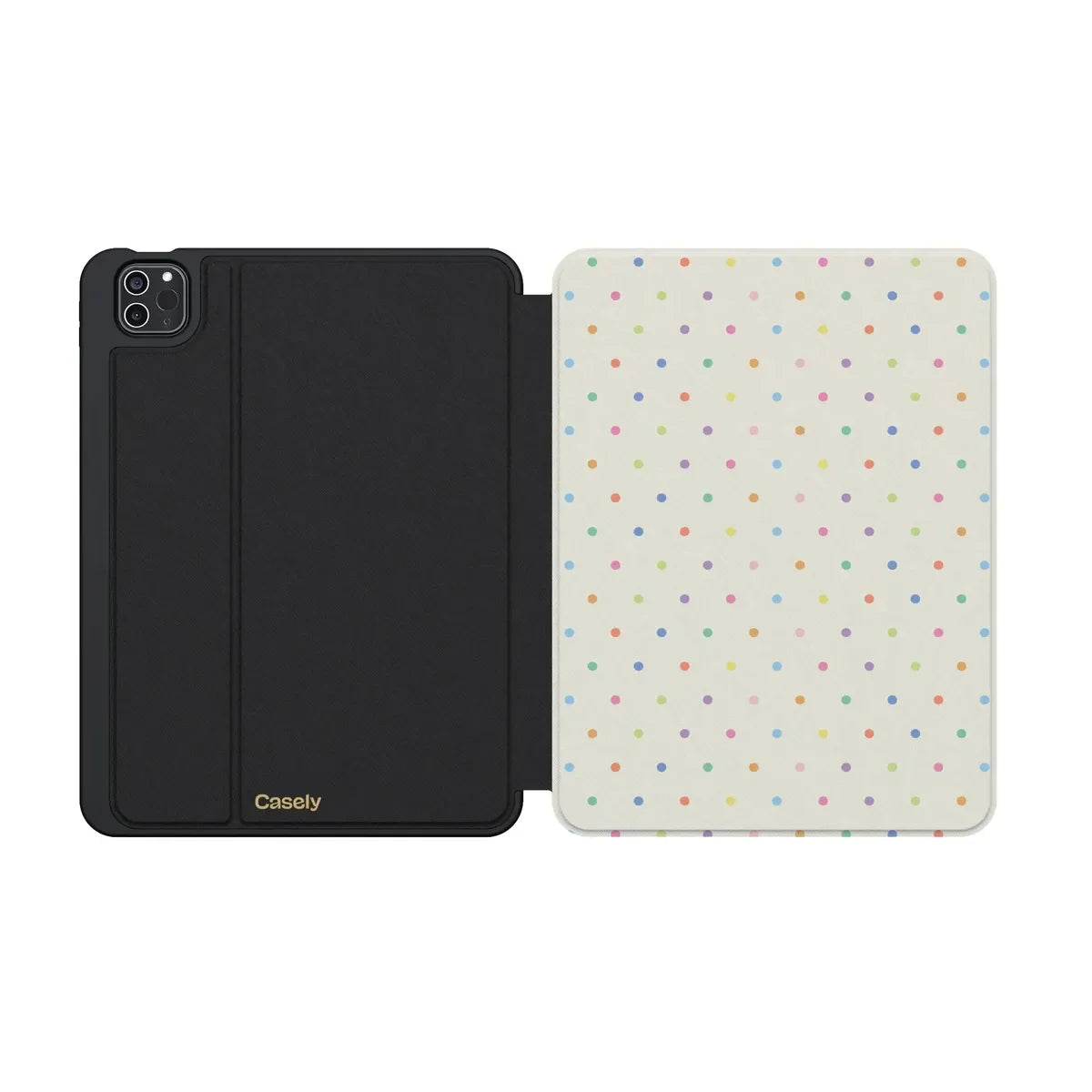 On the Dot | Rainbow Polka Dot iPad Case