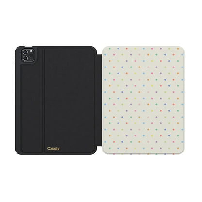 On the Dot | Rainbow Polka Dot iPad Case