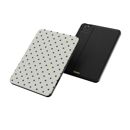 Tiny Stars | Blue & White iPad Case