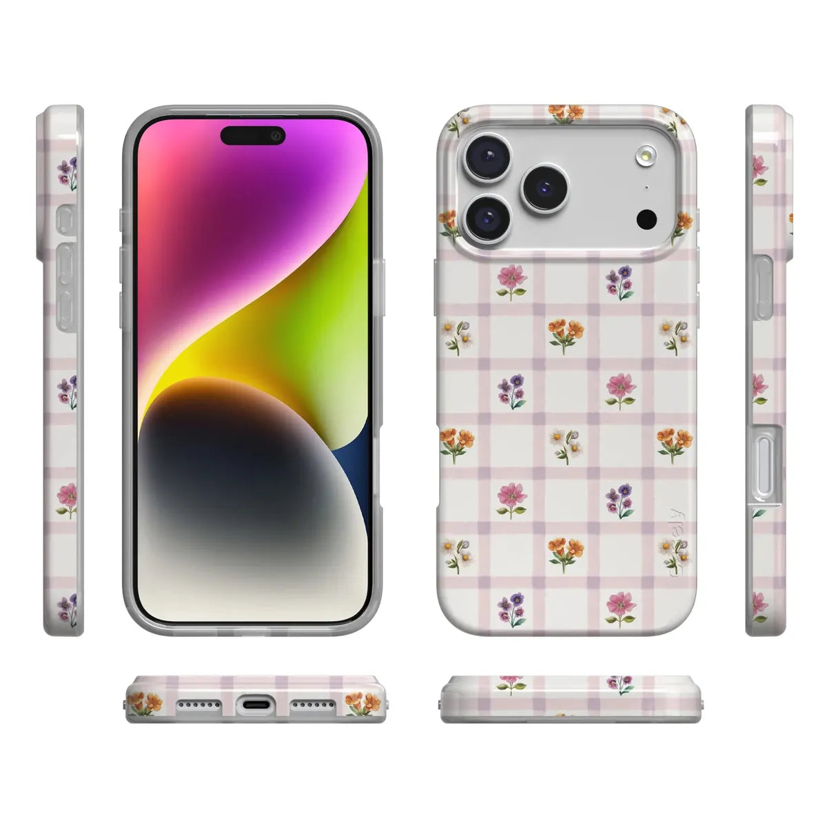 Meadow Check | Floral Gingham Case