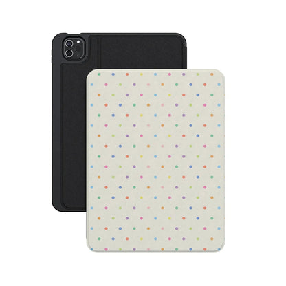On the Dot | Rainbow Polka Dot iPad Case