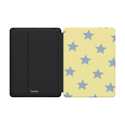 Shine Bright | Butter Yellow Stars iPad Case