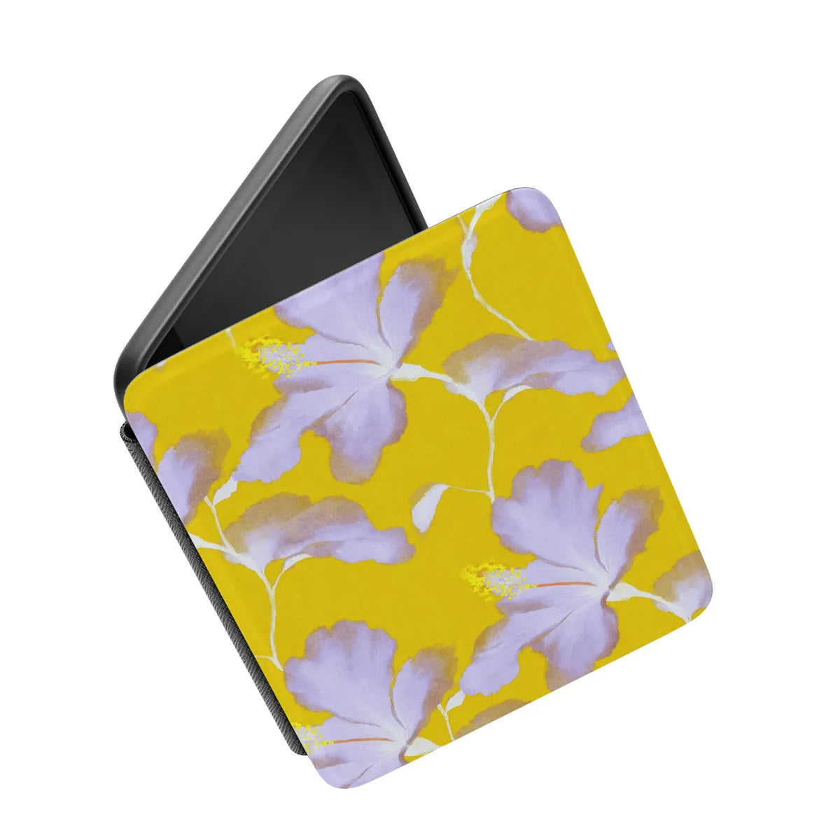 Hibiscus Haze | Painted Floral Kindle Case