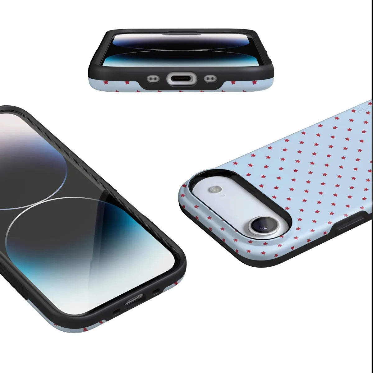 Tiny Stars | Red & Blue Case