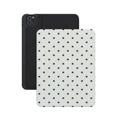 Tiny Stars | Blue & White iPad Case
