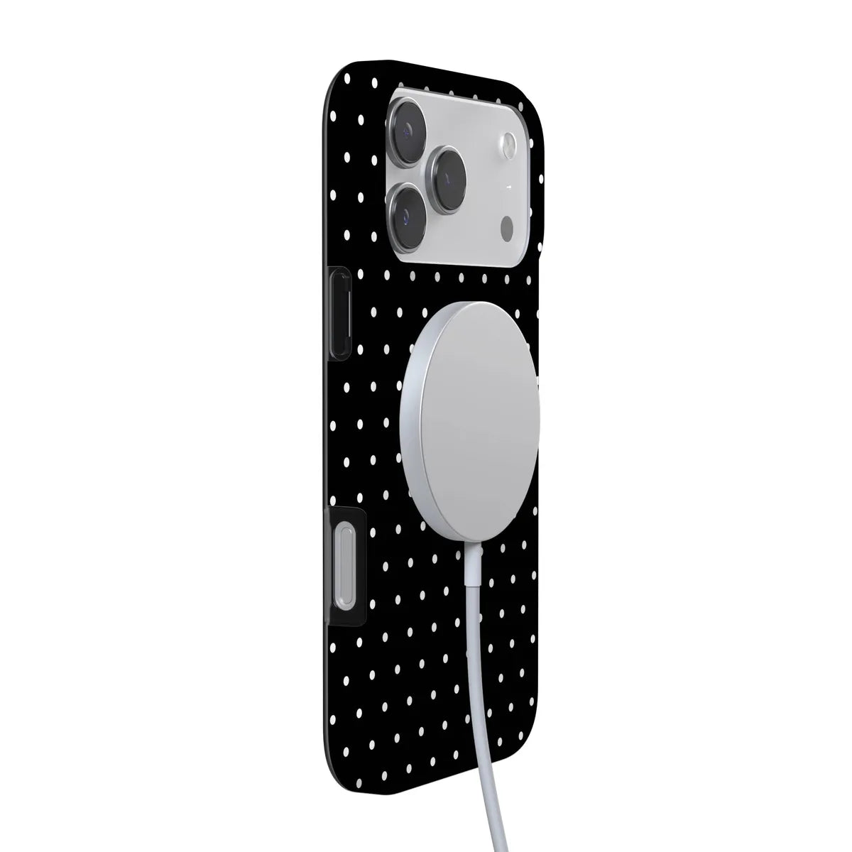 On the Dot | White Polka Dot Case
