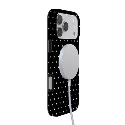 On the Dot | White Polka Dot Case