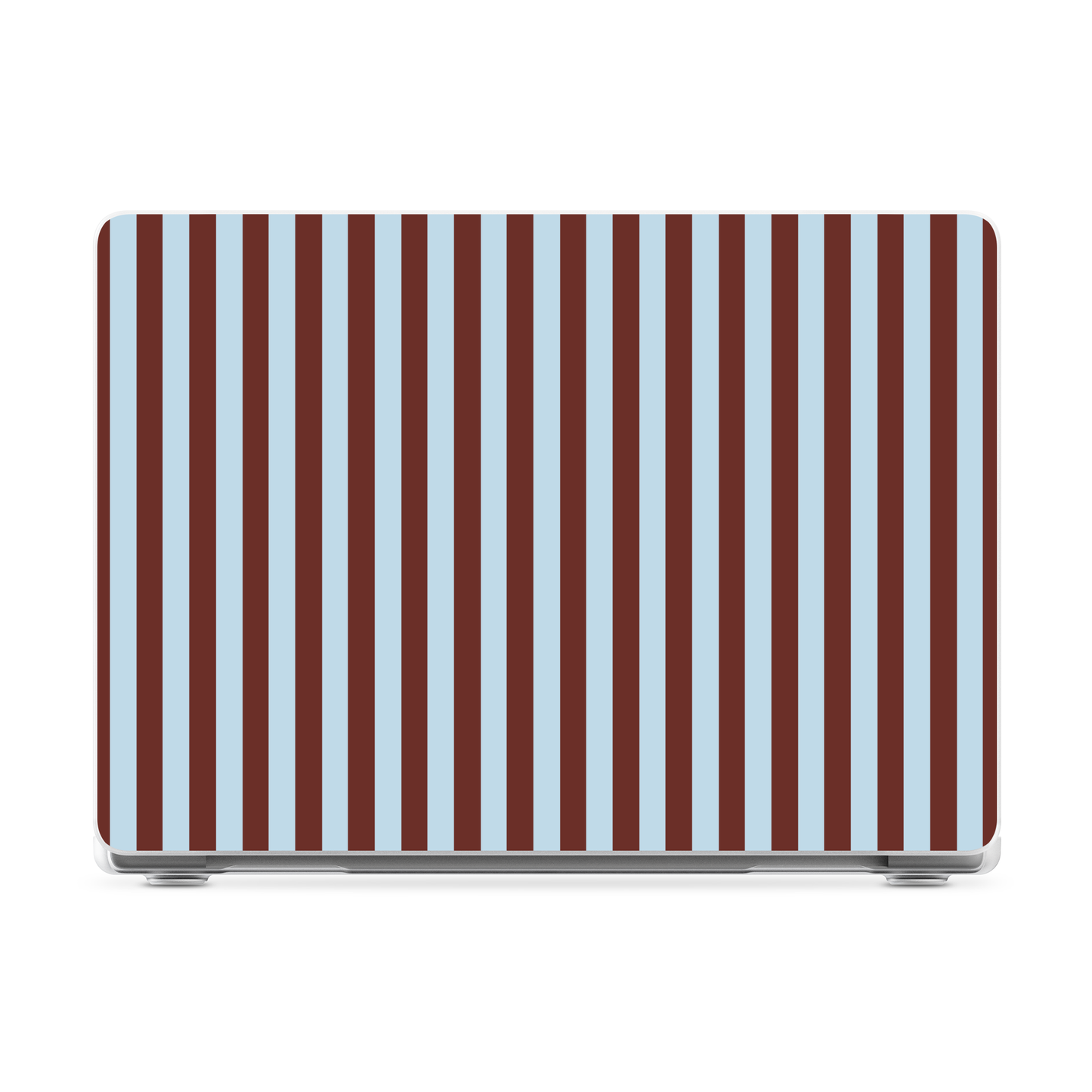 Sunday in Brooklyn | Blue Stripes Laptop Shell