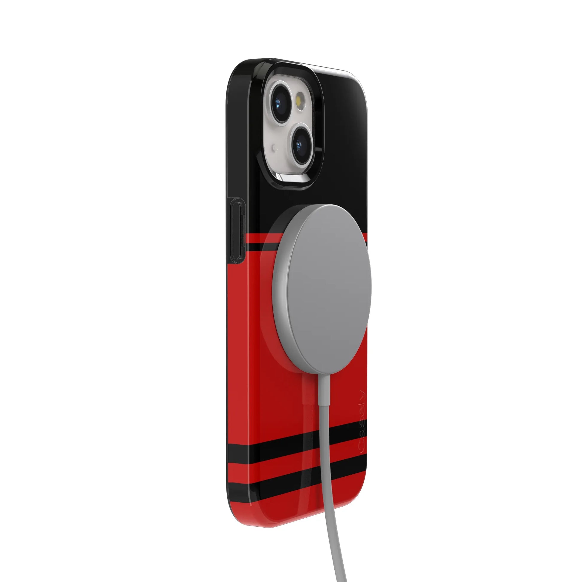 Storm Warning | Black & Red Stripes Case