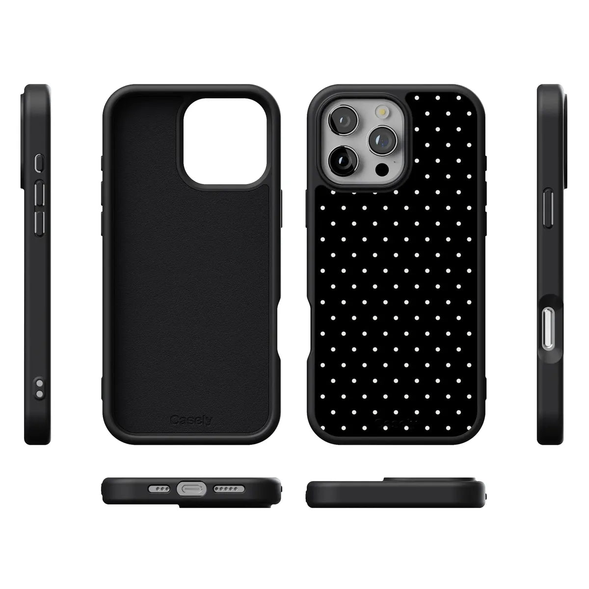 On the Dot | White Polka Dot Case