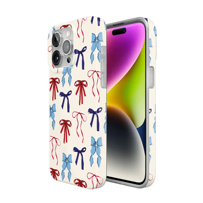 American Girlie | Red White & Blue Bows Case