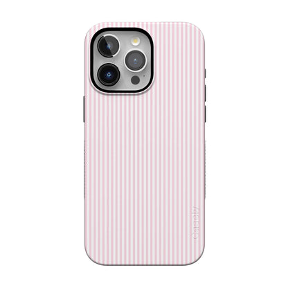 Stripes and the City | Light Pink Pinstripe Case - iPhone 13 Pro