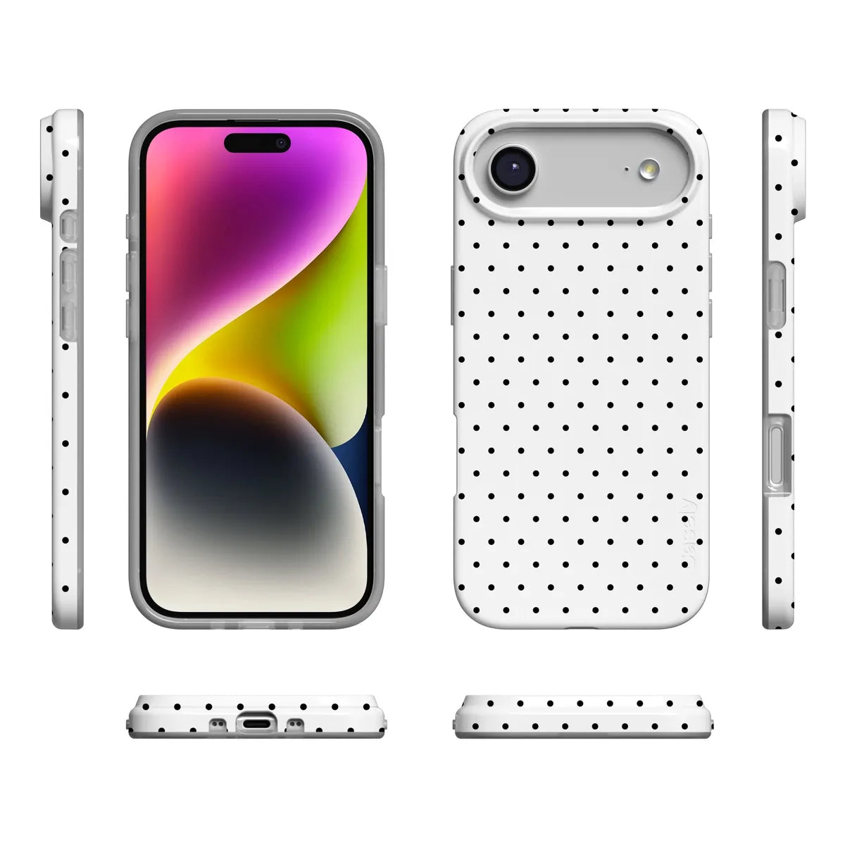 On the Dot | Black Polka Dot Case