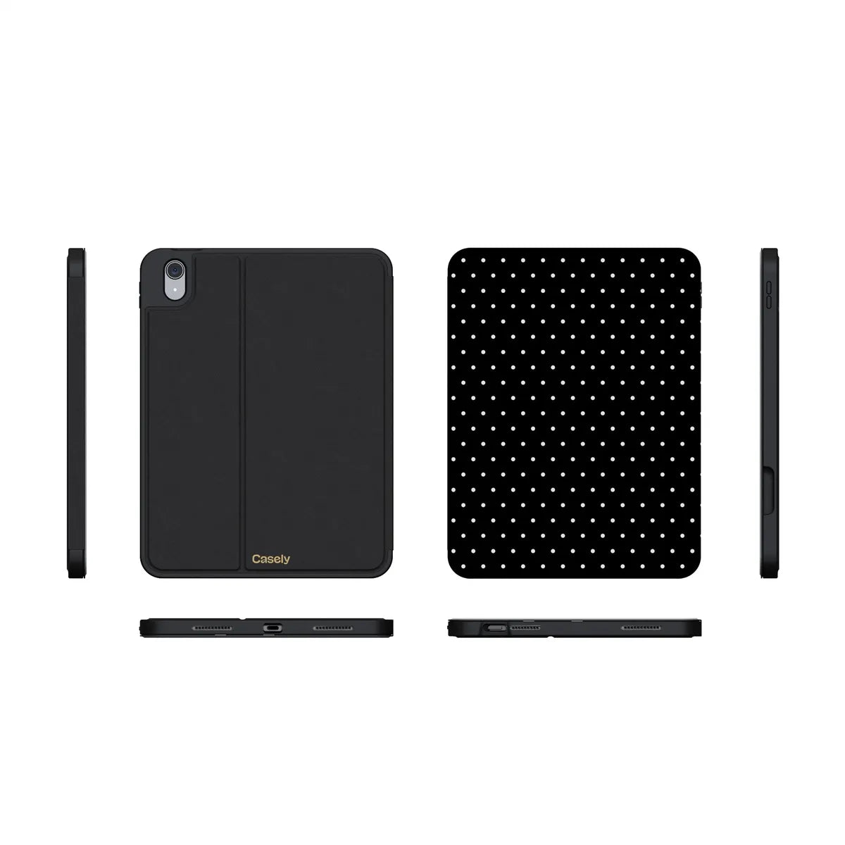 On the Dot | White Polka Dot iPad Case