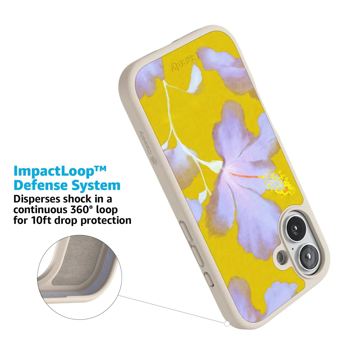 Hibiscus Haze | Painted Floral Case