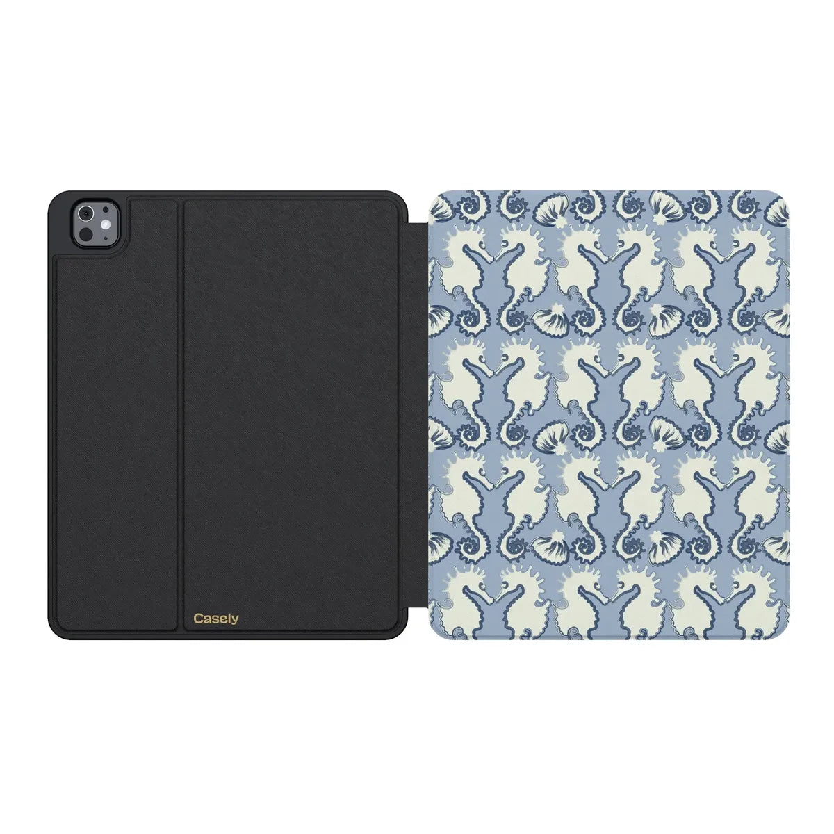 Seahorse Drift | Coastal Blues iPad Case
