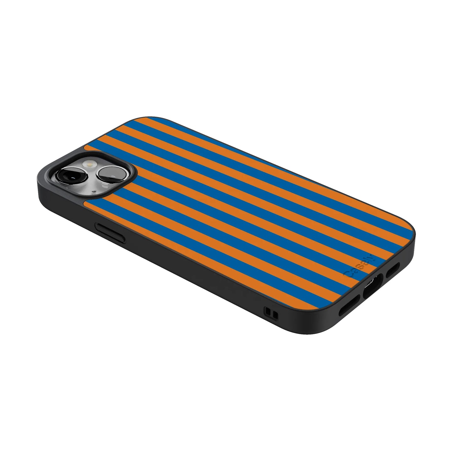 Go New York | Blue & Orange Stripes Case