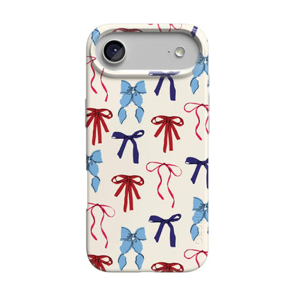 American Girlie | Red White & Blue Bows Case - iPhone 17 Air