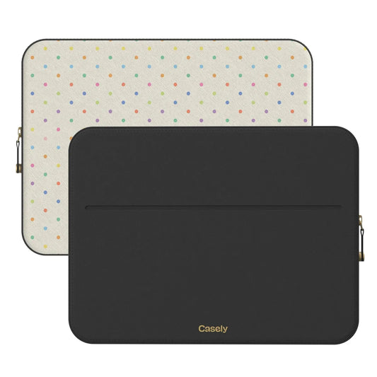 On the Dot | Rainbow Polka Dot Laptop Case