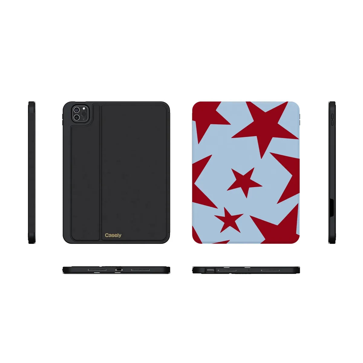 Stars Align | Blue & Red Stars iPad Case