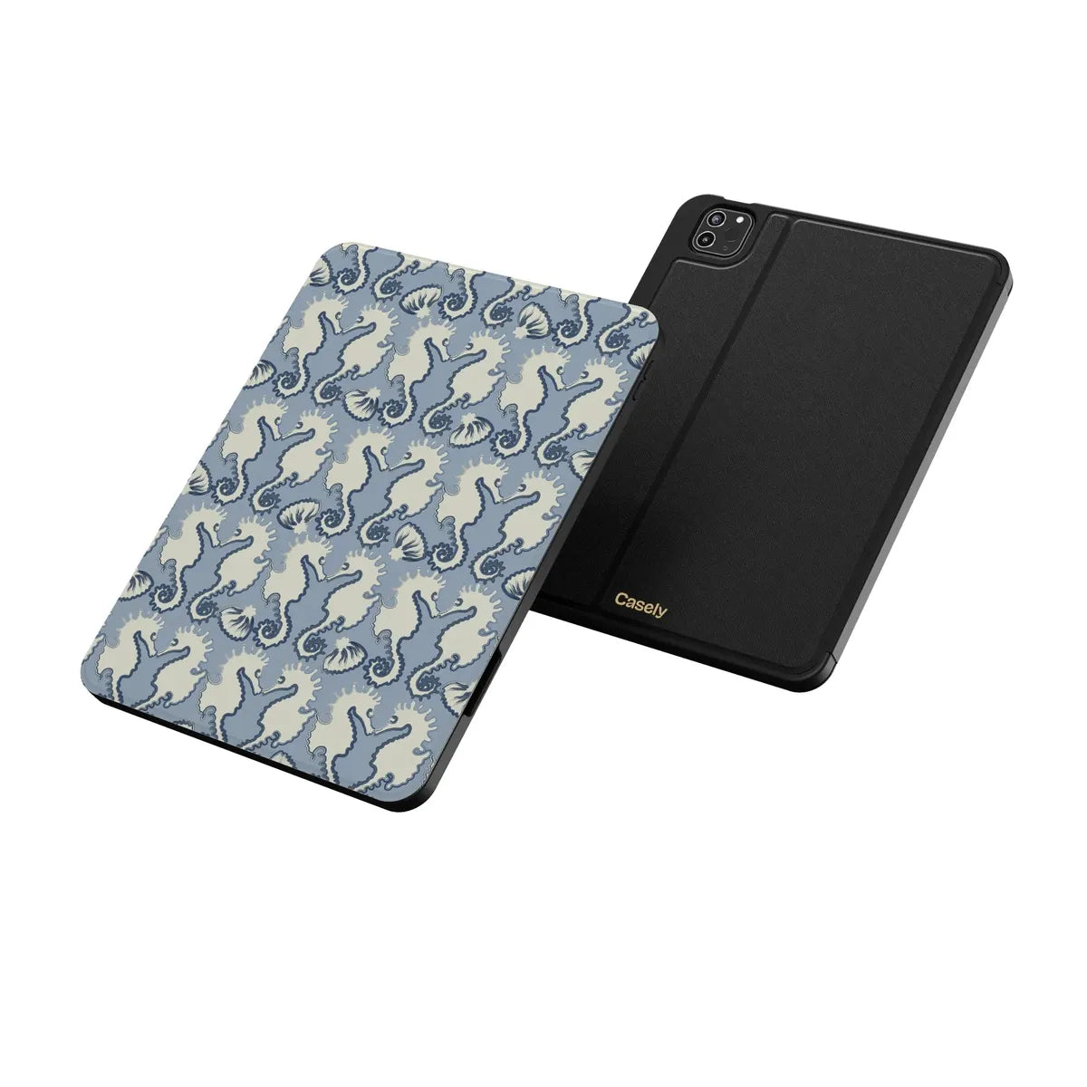 Seahorse Drift | Coastal Blues iPad Case