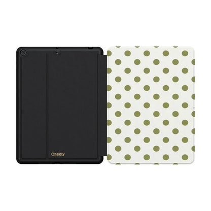 Spotted in SoHo | Green Polka Dot iPad Case