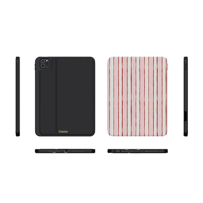 Pretty in Pastel | Blush Stripes iPad Case