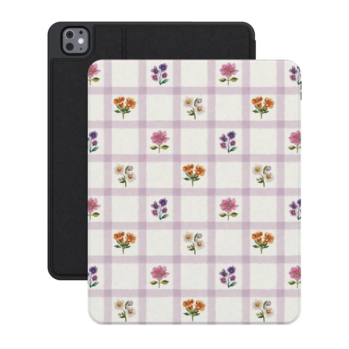 Meadow Check | Floral Gingham iPad Case