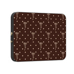 Teddy Bows | Brown Polka Dot Laptop Case