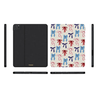 American Girlie | Red White & Blue Bows iPad Case