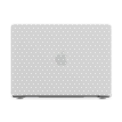 On the Dot | White Polka Dot Laptop Shell - 15" MacBook Air