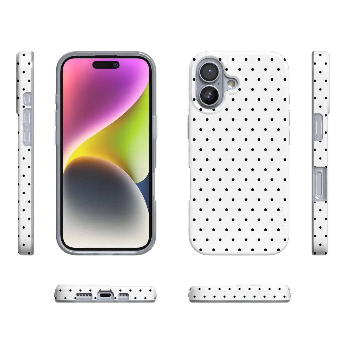 On the Dot | Black Polka Dot Case