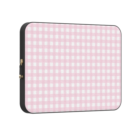 Pink Plaid | Sunday Best Laptop Case