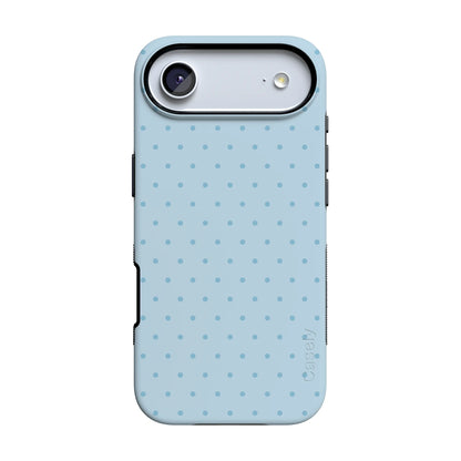 On the Dot | Blue Monochrome Polka Dot Case - iPhone 17 Air