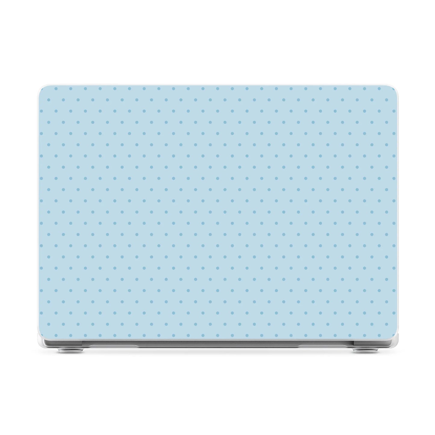 On the Dot | Blue Monochrome Polka Dot Laptop Shell - 15" MacBook Air